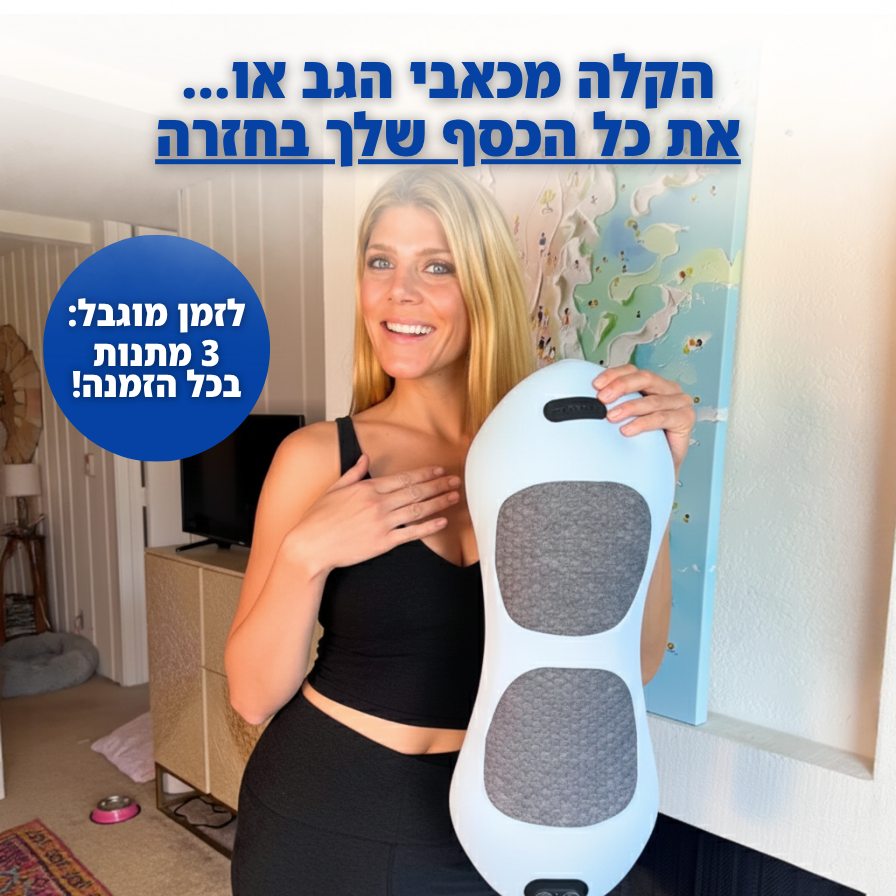 FreeBack - כרית טיפולית לגב